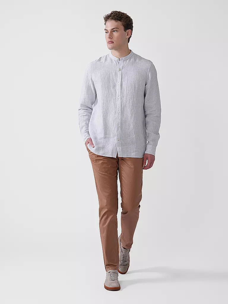 ECOALF | Leinenhemd Regular Fit DAVIDALF  | Blanc