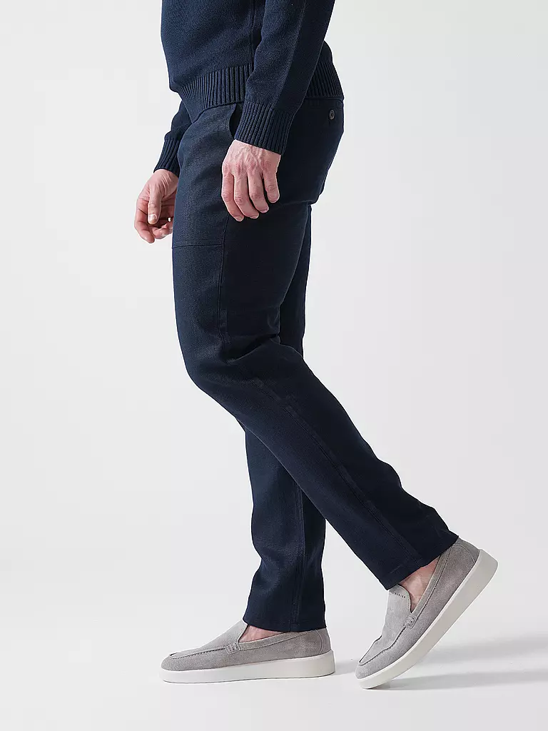 ECOALF | Leinenhose ETHICALF | dunkelblau