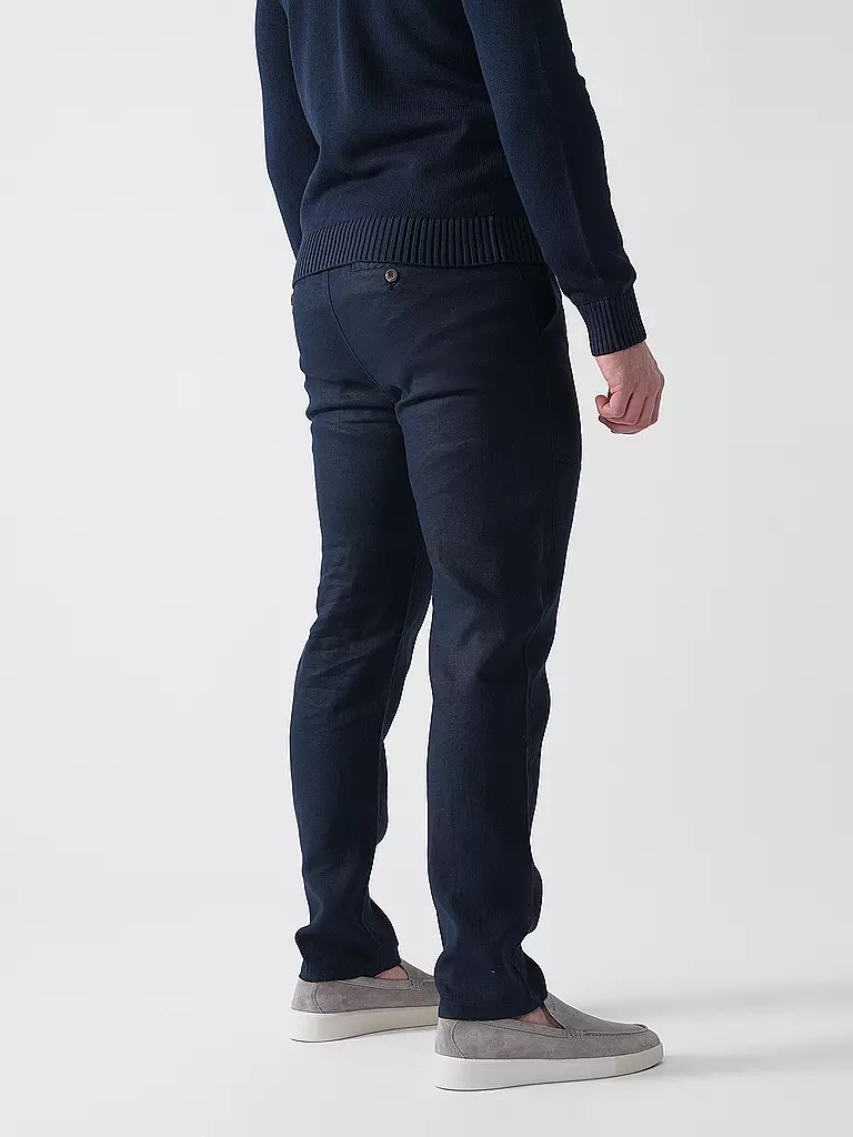 ECOALF | Leinenhose ETHICALF | dunkelblau