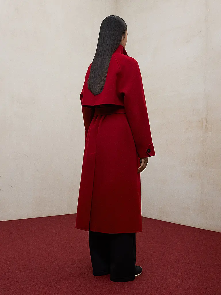 ECOALF | Manteau en laine LORA | rot