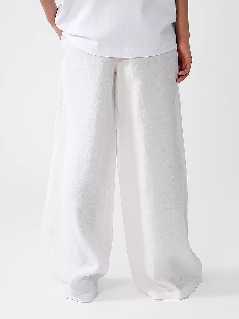 ECOALF | Pantalon en lin MOSSIALF | weiss