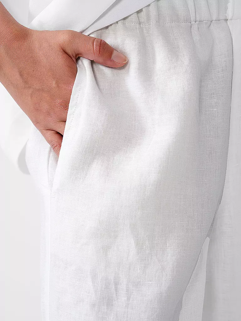 ECOALF | Pantalon en lin MOSSIALF | weiss