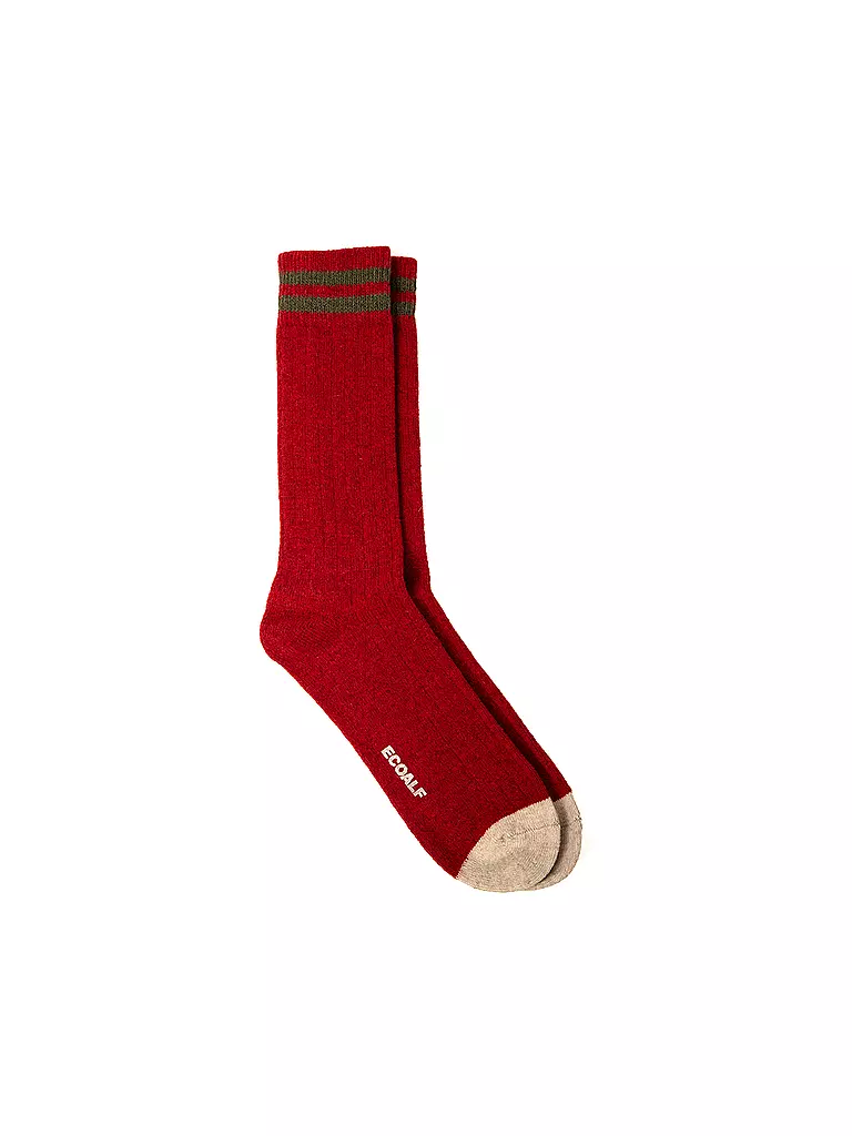 ECOALF | Socken MOUNTAIN  dark red | Rouge foncé