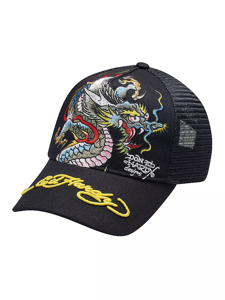 ED HARDY | Kappe GIANT DRAGON  | Noir
