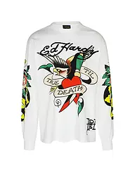 ED HARDY | T-Shirt TRUE TILL ROSE SNAKE | Blanc