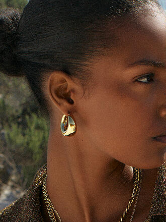 EDBLAD | Boucles d'oreilles BOYD HOOPS Or