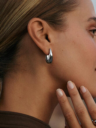 EDBLAD | Boucles d'oreilles CREST HOOPS Large Steel