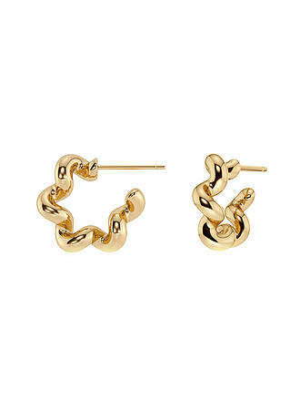 EDBLAD | Boucles d'oreilles SPIRAL HOOPS Small Gold