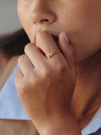 EDBLAD | Bague NOVEL KNOT Or