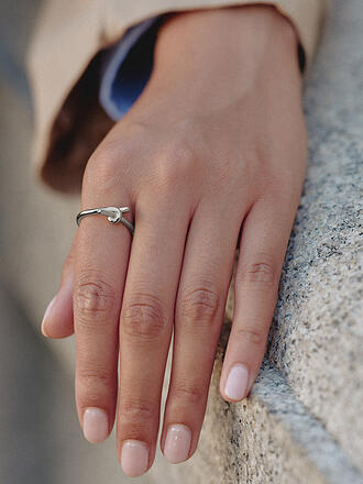 EDBLAD | Bague NOVEL KNOT Argent
