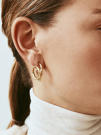 EDBLAD | Boucles d'oreilles NOUVEAU HOOPS Large Or