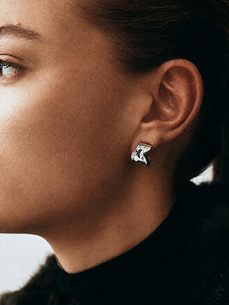EDBLAD | Boucles d'oreilles MELTED Small Silver