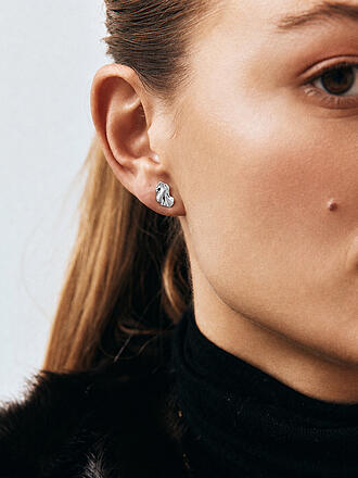 EDBLAD | Clous d'oreilles MELTED Silver