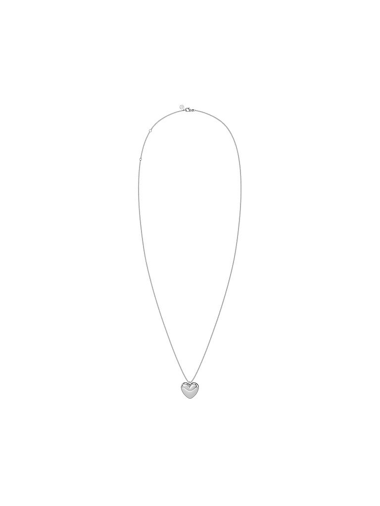 Collier BARLEY NECKLACE Large Steel argent