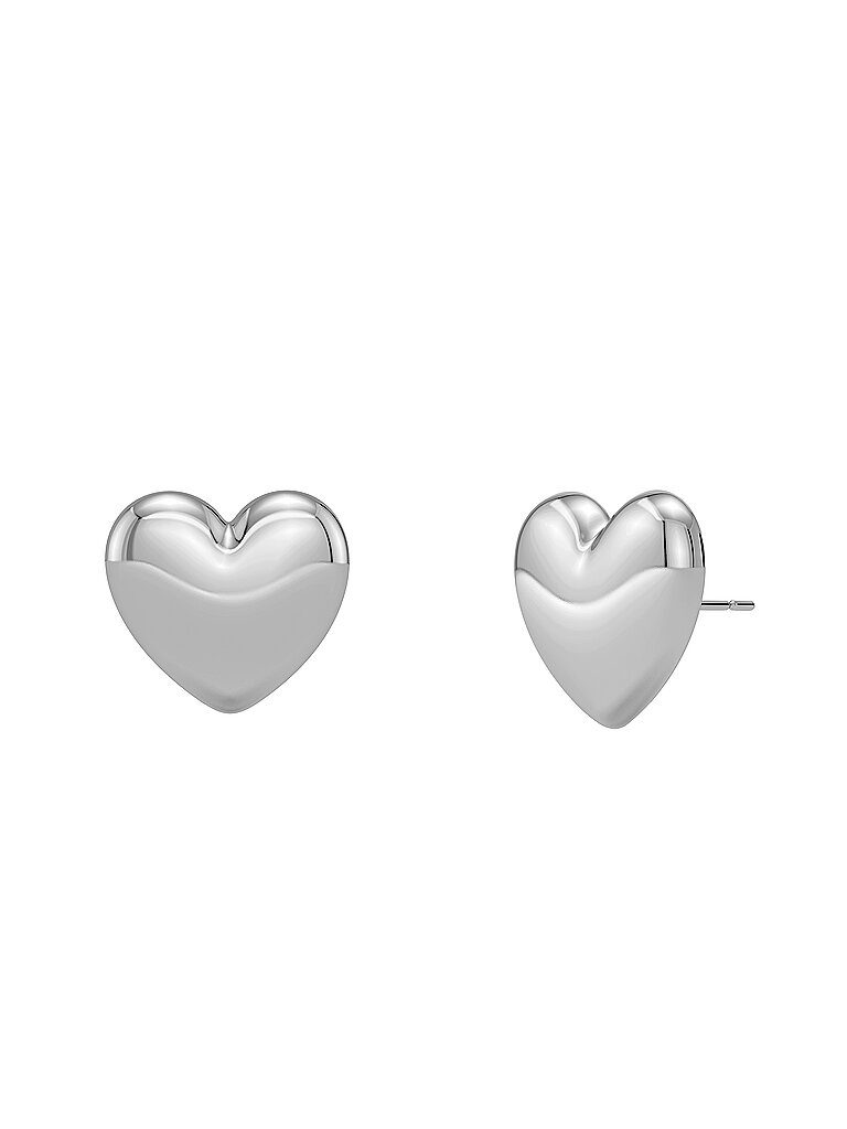 Boucles d'oreilles BARLEY STUDS Large Steel argent