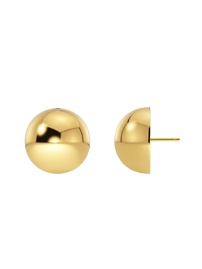 Puces d'oreilles BEAD STUDS Or or