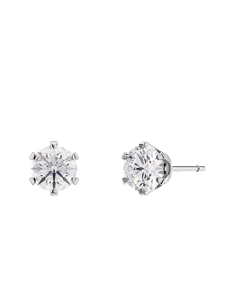 Boucles d'oreilles CROWN STUDS Steel argent