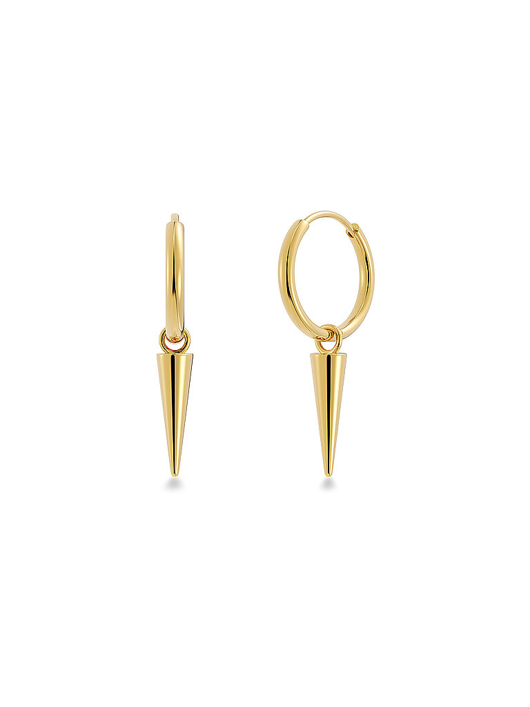 Boucles d'oreilles PEAK HOOPS Or or