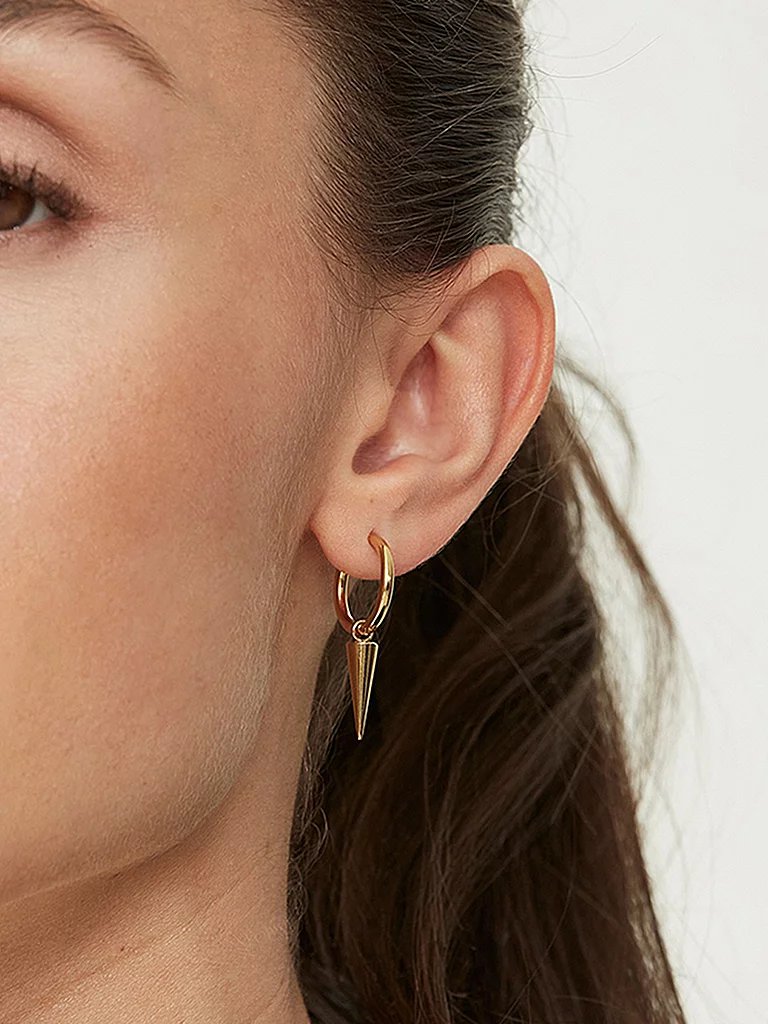 Edblad Peak Hoops Earrings Gold 4