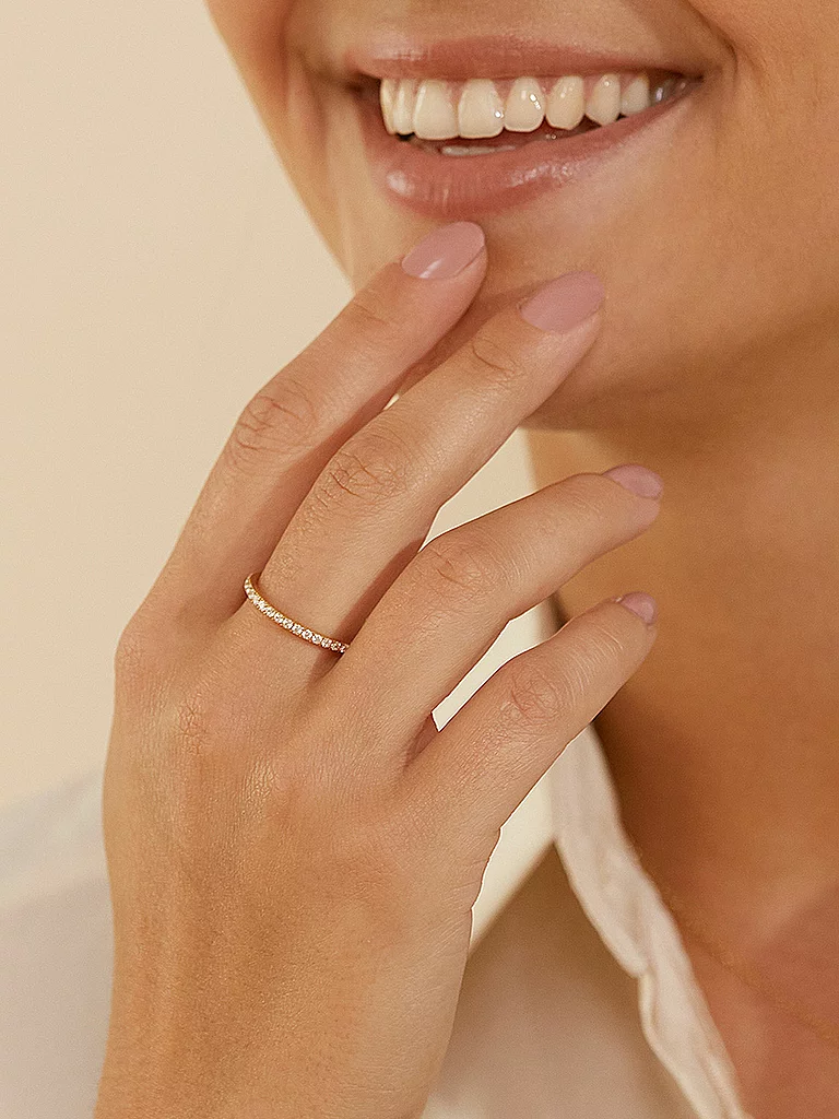 Edblad Glow Mini Ring Gold XL 4