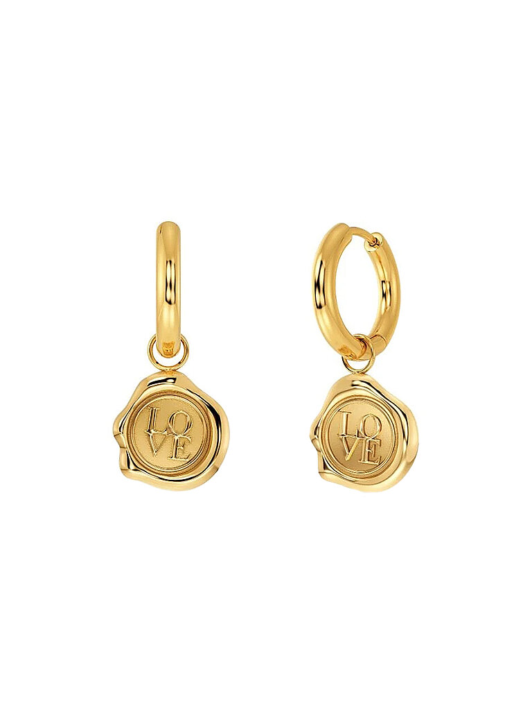 EDBLAD Boucles d'oreilles Holly Hoops Or or