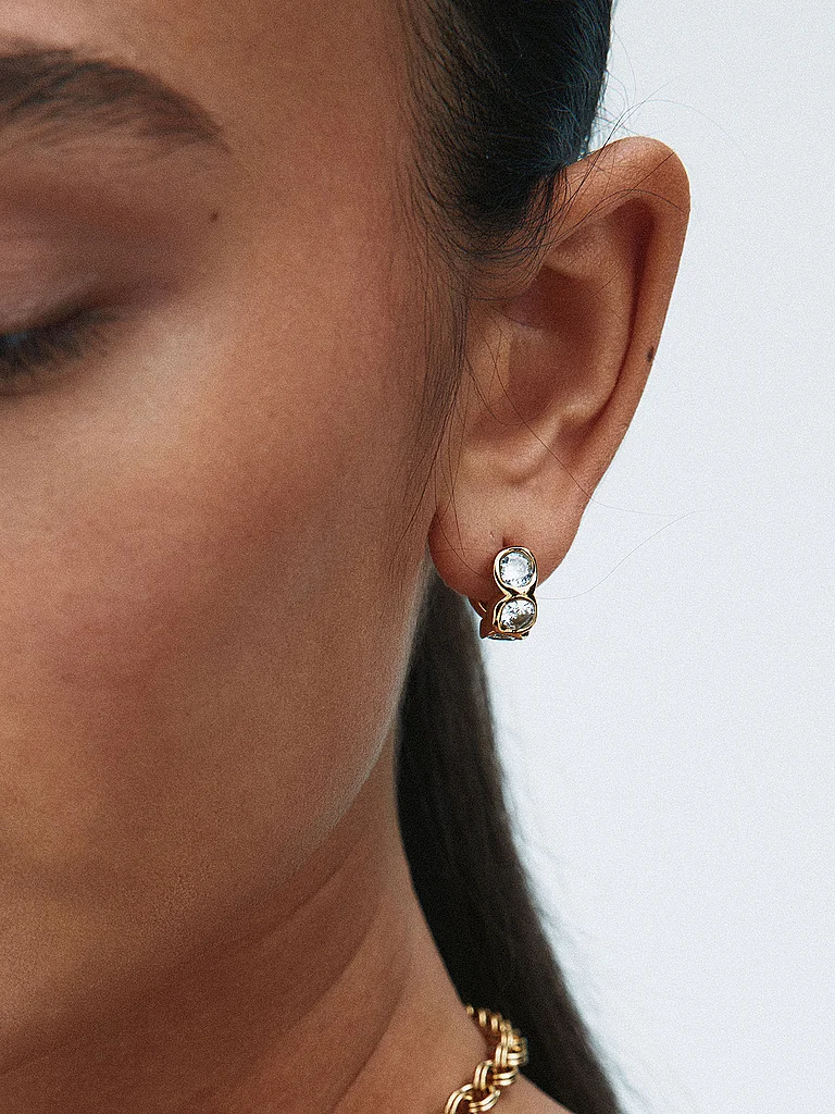 Edblad Ocean Hoop Earrings Gold 4
