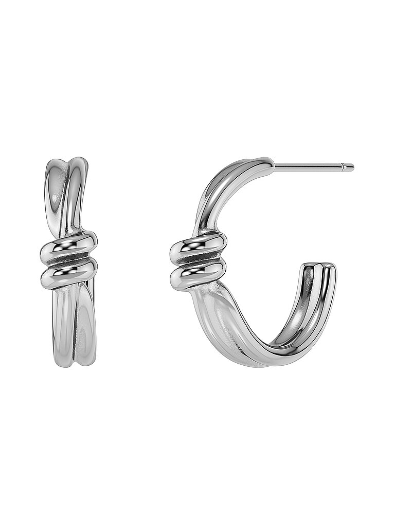 Boucles d'oreilles SWIVEL steel argent