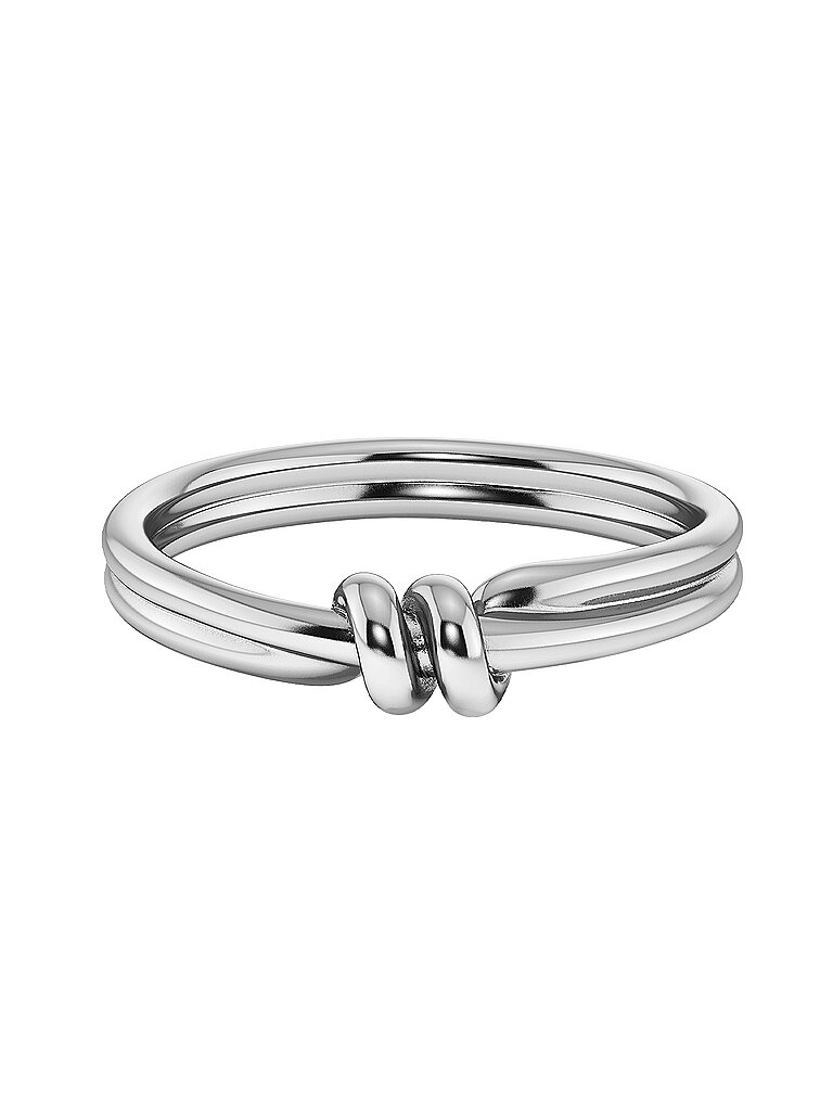 Bague SWIVEL acier argent L