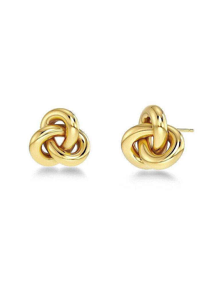 Puces d'oreilles INFINITY KNOT Small Gold or