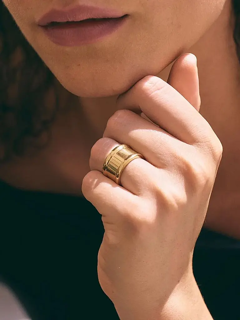 EDBLAD | Bague FRAME RING Or | Or