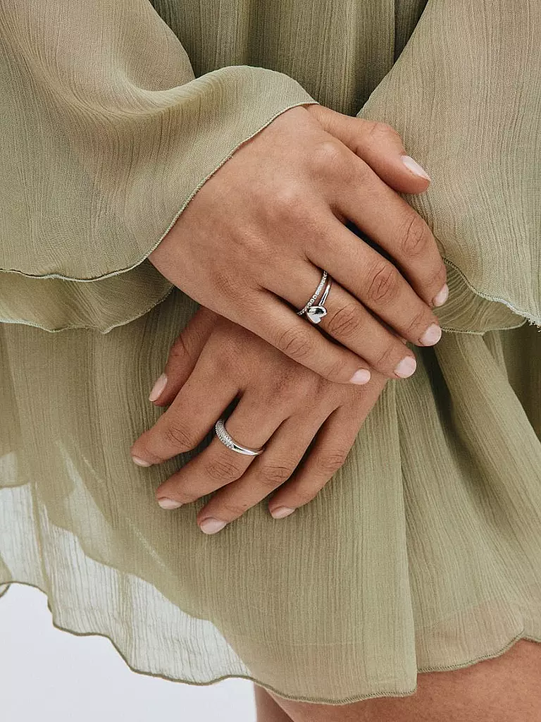 EDBLAD | Bague GLOW Mini Steel | Argent