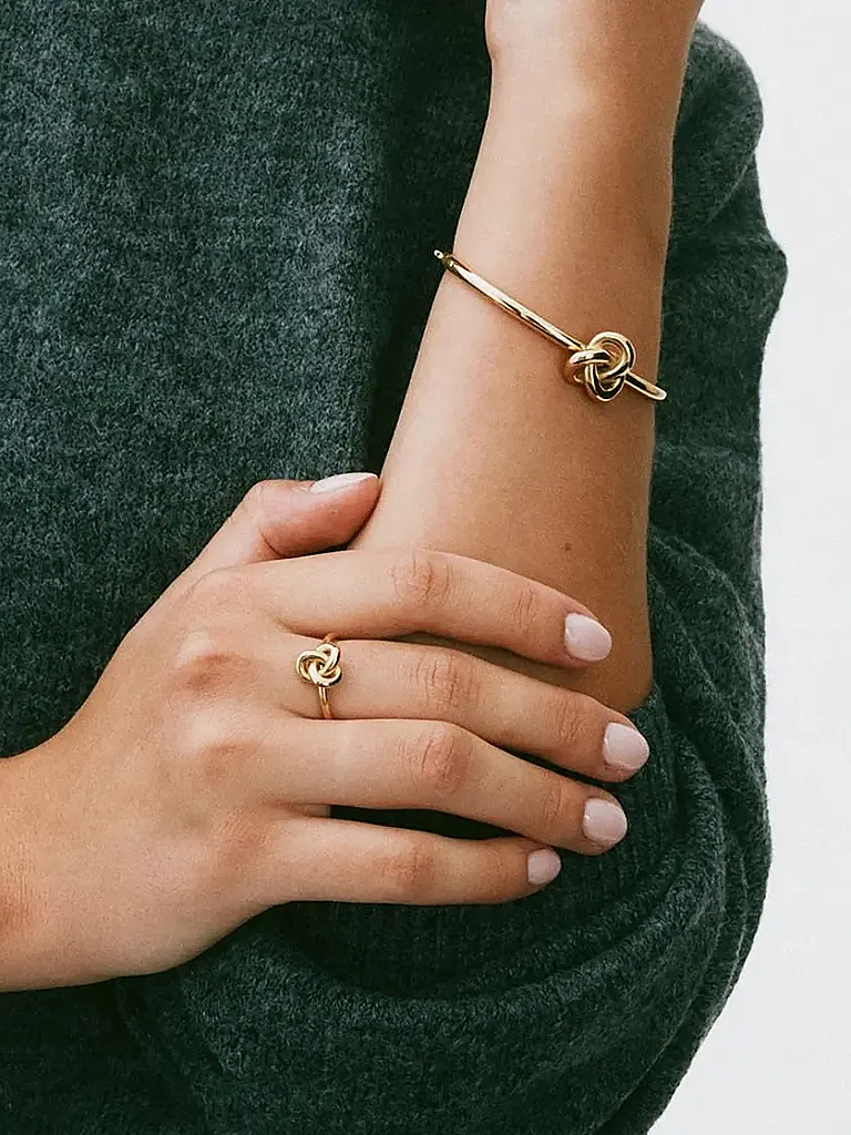 EDBLAD | Bague INFINITY KNOT RING Small Gold | Or