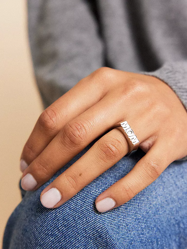 EDBLAD | Bague MOM Acier | Argent