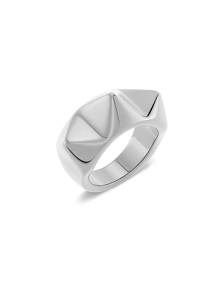 EDBLAD | Bague PEAK RIVET Steel | Argent