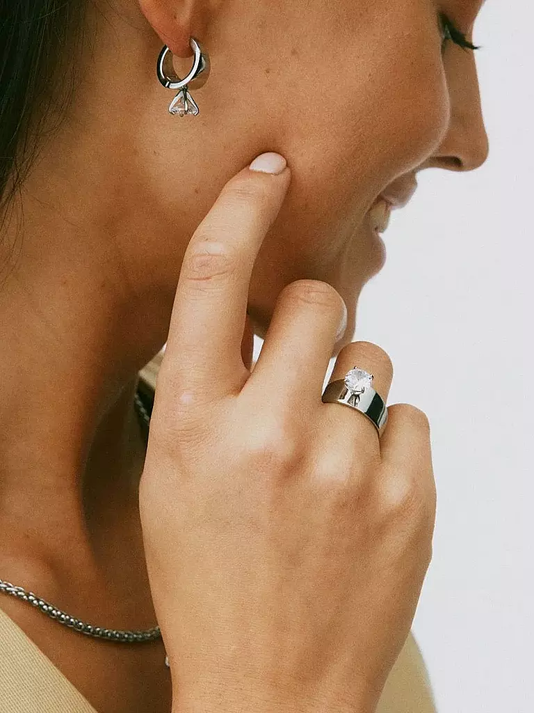 EDBLAD | Bague SOLO Steel | Argent