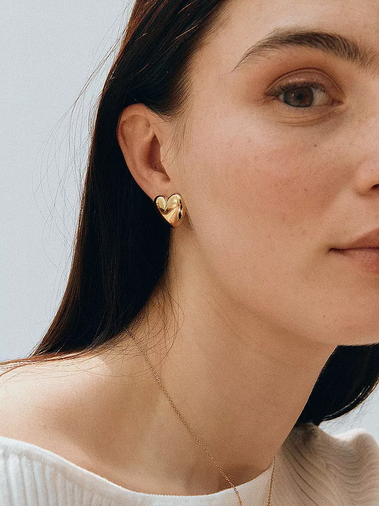 EDBLAD | Boucles d'oreilles BARLEY STUDS Large Gold | gold