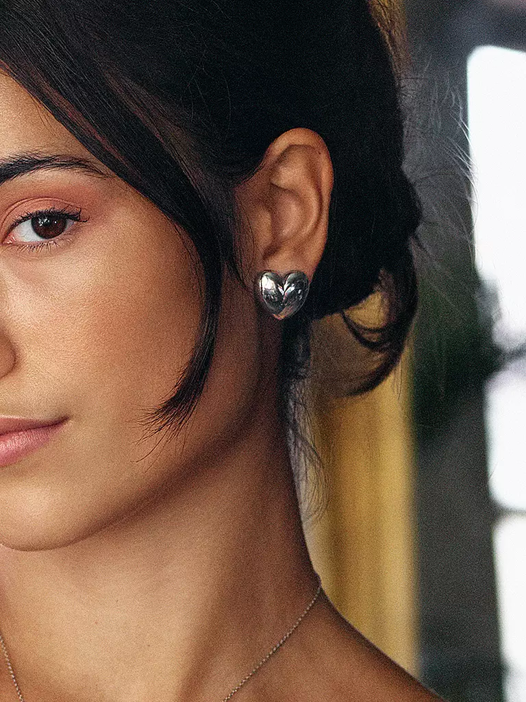 EDBLAD | Boucles d'oreilles BARLEY STUDS Large Steel | silber