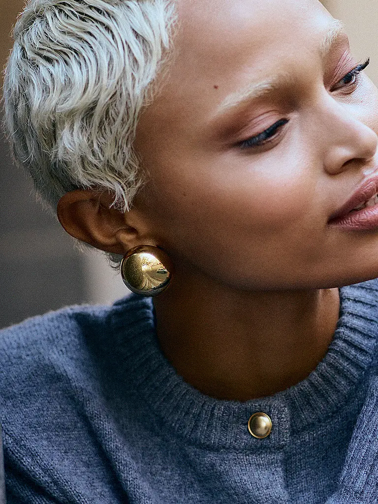 EDBLAD | Boucles d'oreilles BEAD STUDS Maxi Or | 