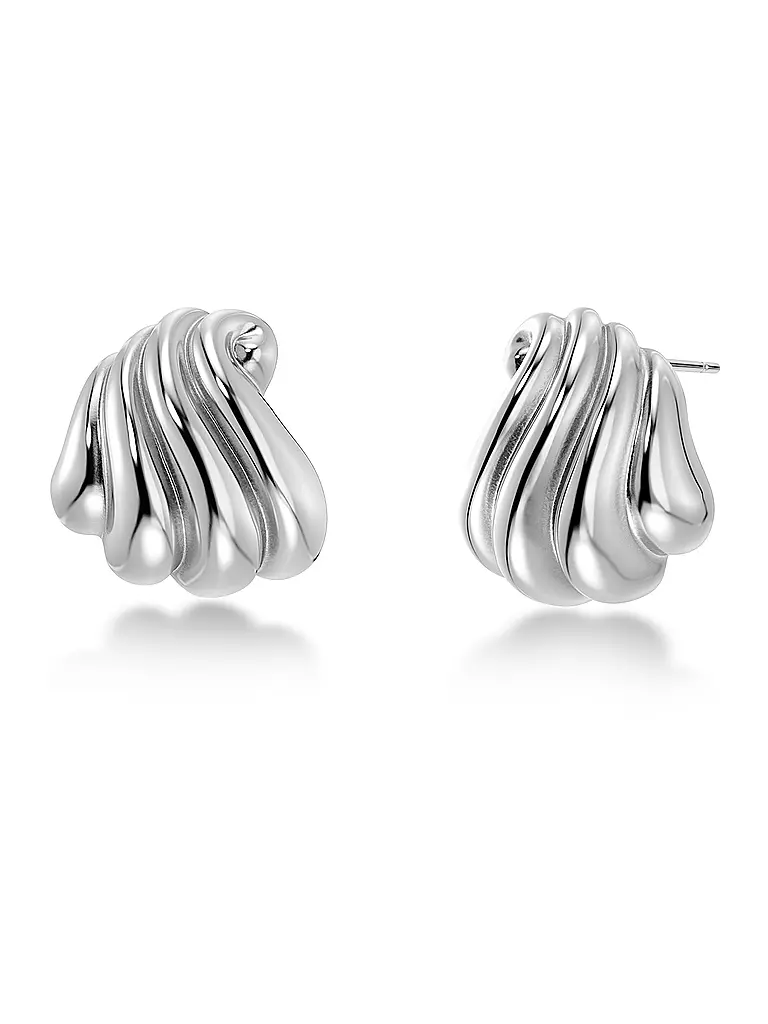 EDBLAD | Boucles d'oreilles CORAZZA Small Steel | Argent