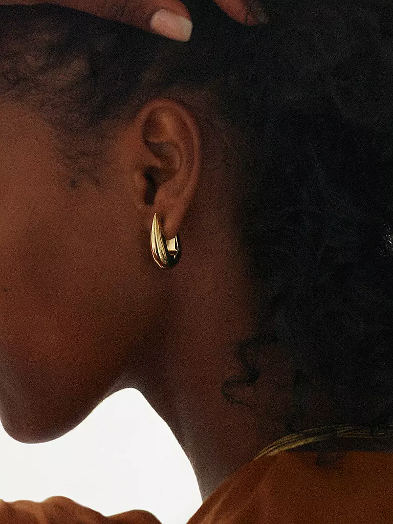 EDBLAD | Boucles d'oreilles CREST HOOPS Large Or | gold