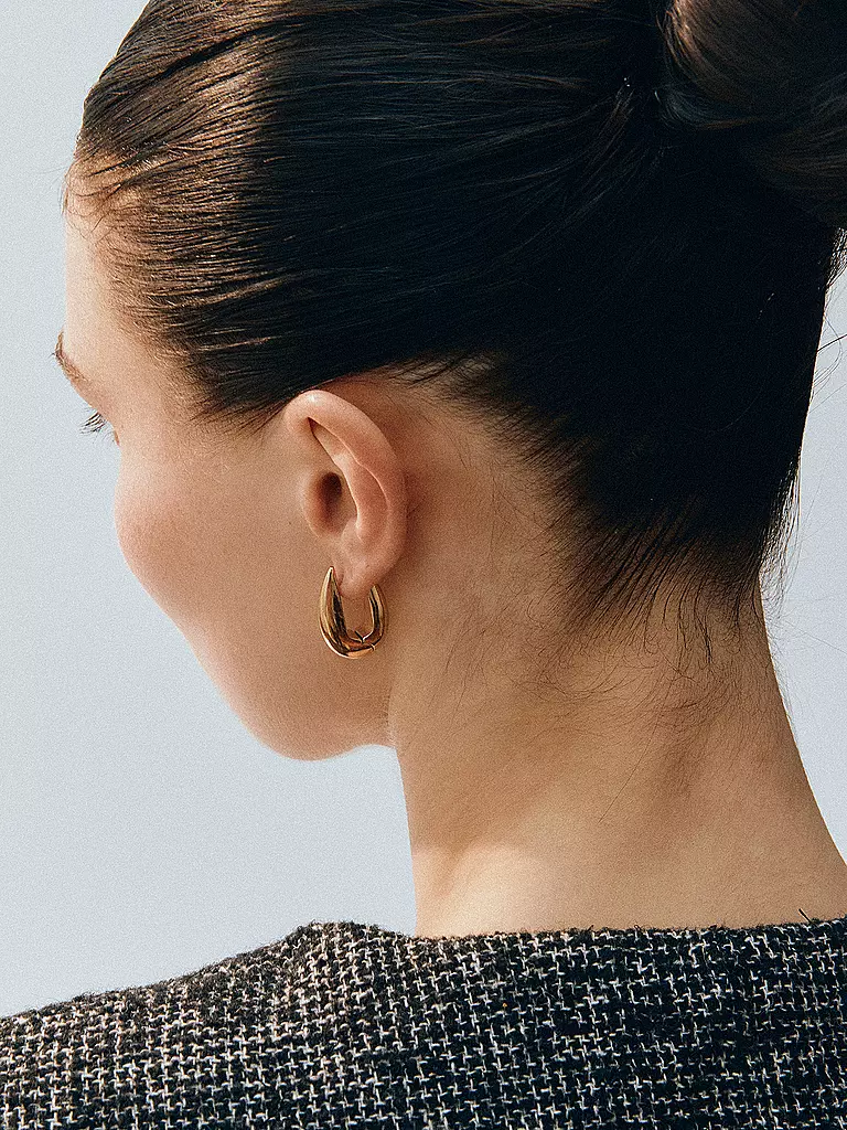 EDBLAD | Boucles d'oreilles CREST HOOPS Large Or | 