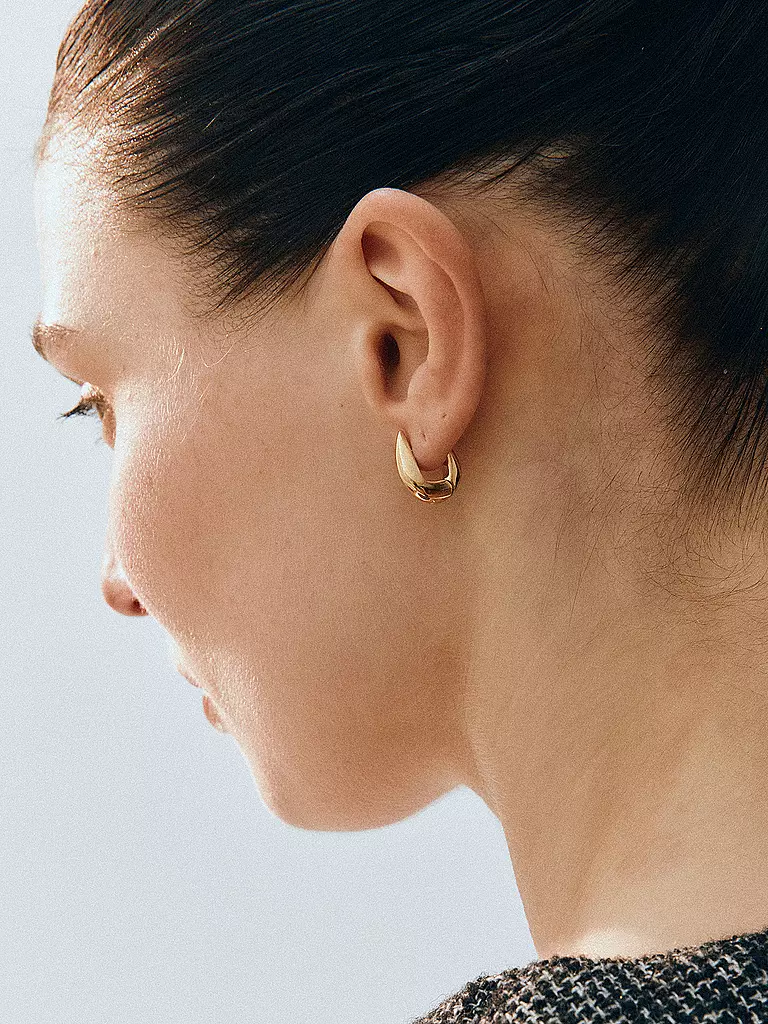 EDBLAD | Boucles d'oreilles CREST HOOPS Small Gold | Or