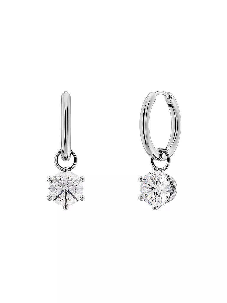 EDBLAD | Boucles d'oreilles CROWN HOOPS Steel | silber