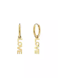EDBLAD | Boucles d'oreilles LOVE HOOPS Steel | Or