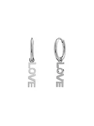 EDBLAD | Boucles d'oreilles LOVE HOOPS Steel | Argent