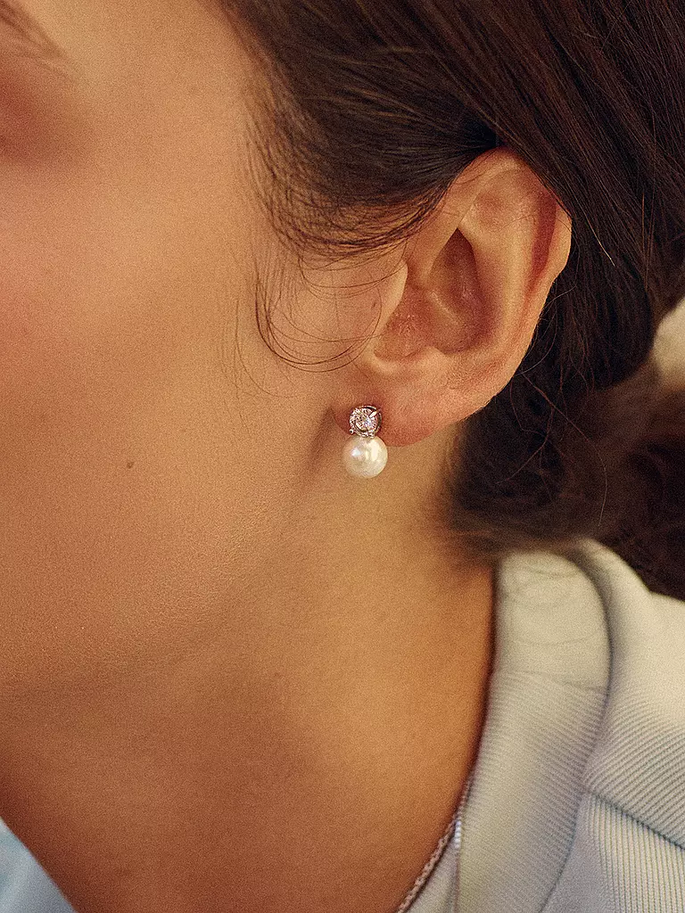 EDBLAD | Boucles d'oreilles LUNA STUDS Large Steel | silber