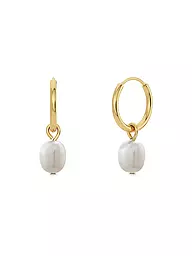 EDBLAD | Boucles d'oreilles PERLA HOOPS Steel | Or