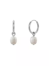 EDBLAD | Boucles d'oreilles PERLA HOOPS Steel | Argent