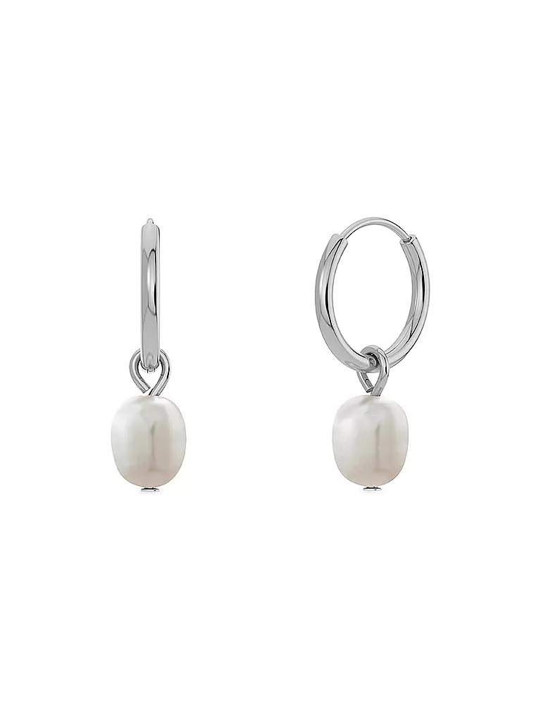 EDBLAD | Boucles d'oreilles PERLA HOOPS Steel | silber
