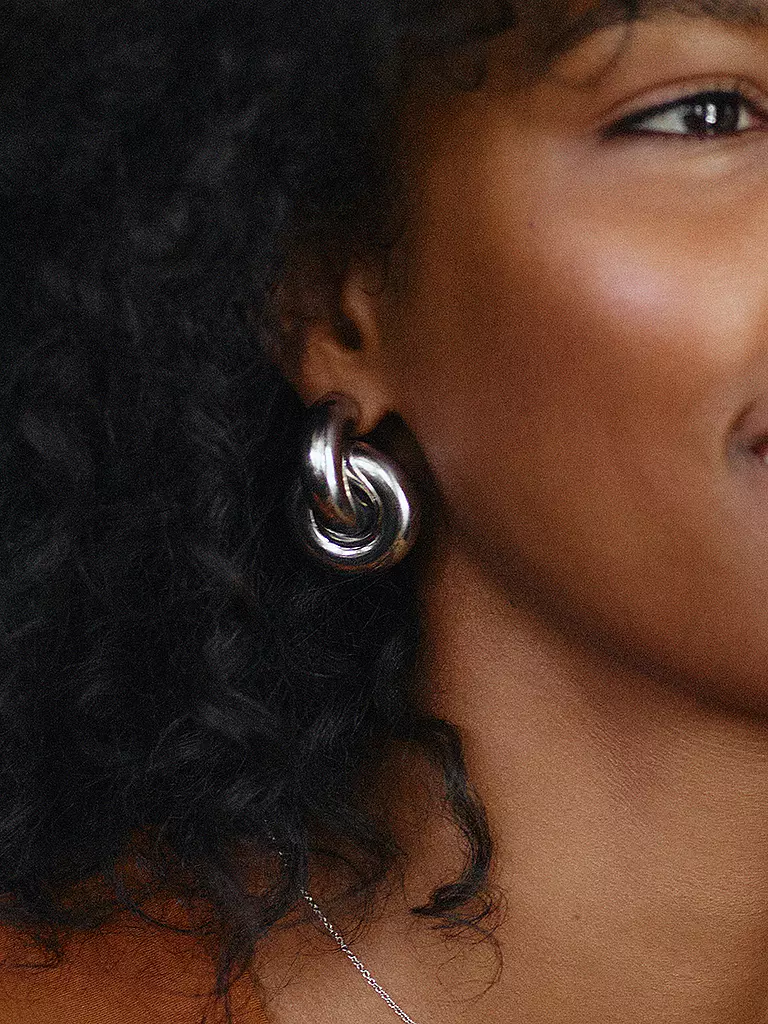 EDBLAD | Boucles d'oreilles REDONDO STUDS Steel | silber